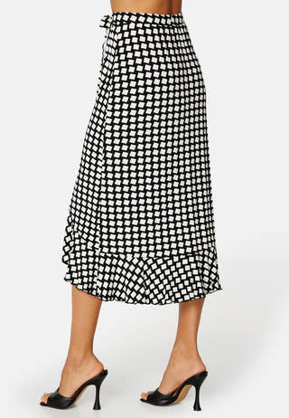 Frill Wrap Skirt