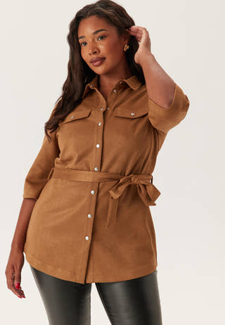Faux Suede Shirt