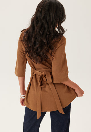 Faux Suede Shirt