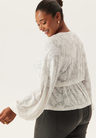 Structure Floral Top