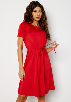 Tova short sleeve drawstring dress