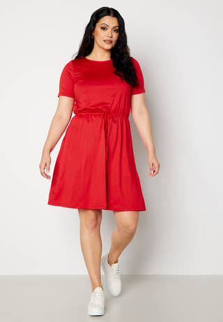 Tova short sleeve drawstring dress