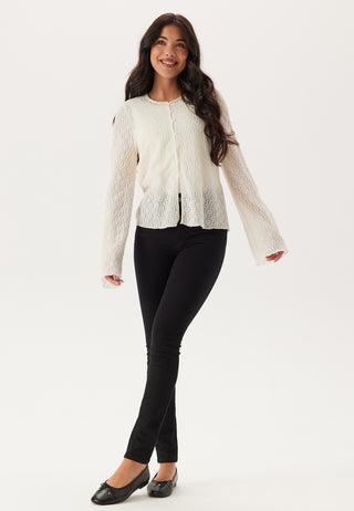 Trumpet Sleeve Lace Cardigan