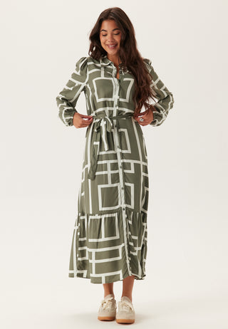 Viscose Long Sleeve Dress