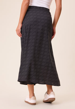 Viscose Midi Wrap Skirt