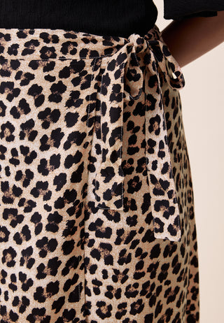 Viscose Midi Wrap Skirt