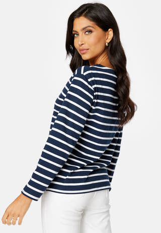 Yulia striped top