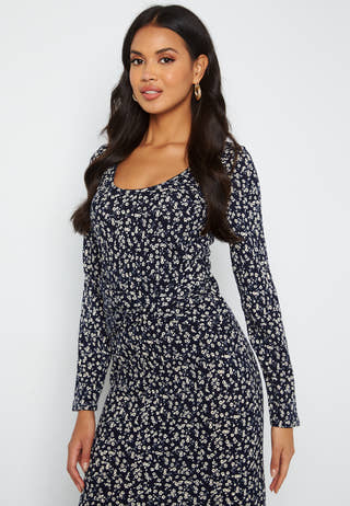 Ziva twisted midi dress