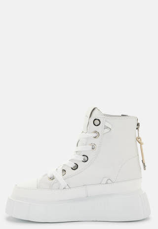 Matilda Leather High Sneaker