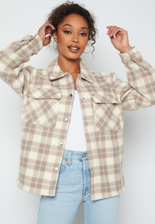 Holly Check Short Shacket