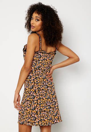 Nolia Ruffle Strap Dress