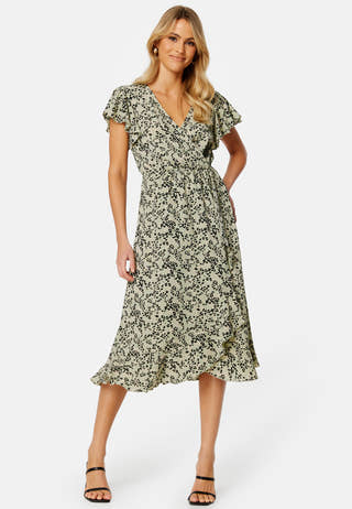 Piper Midi Flounce Dress