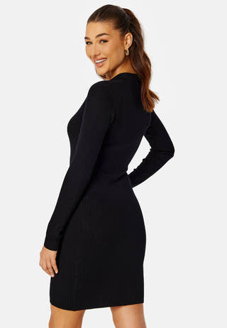 Plum L/S Polo Dress