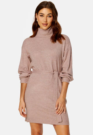 Rue L/S Roll Neck Belt Dress