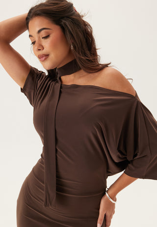 Off Shoulder Midaxi Kjole
