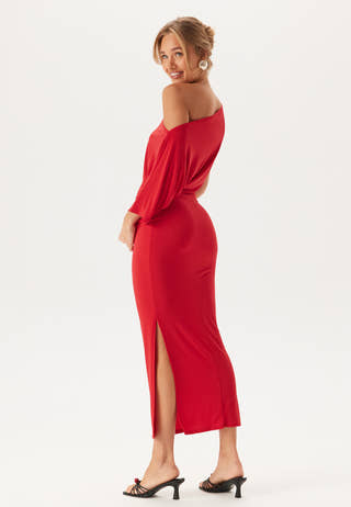 Off Shoulder Midaxi Dress