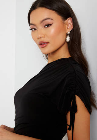 One Shoulder Asymmetric Dress