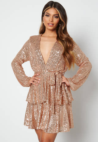 Ruffle Gold dresses Outlet | Buy women's Ruffle dresses at lower prices Ruffle Gold dresses Outlet | Buy women's Ruffle dresses at lower prices