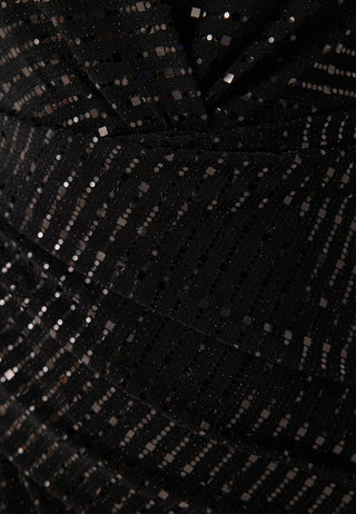 Sequin Rouch Maxi Dress