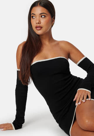 Josefin Contrast Tube Dress