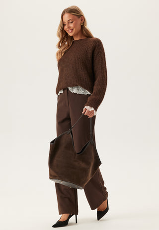 Ferrara Suede Shopping Bag