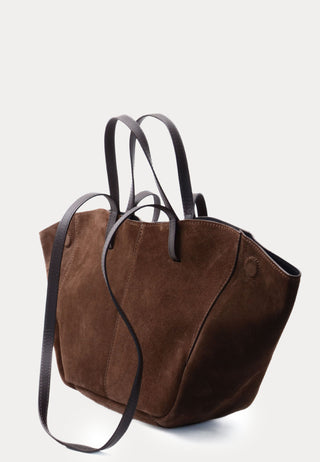 Nola XL Suede Handbag