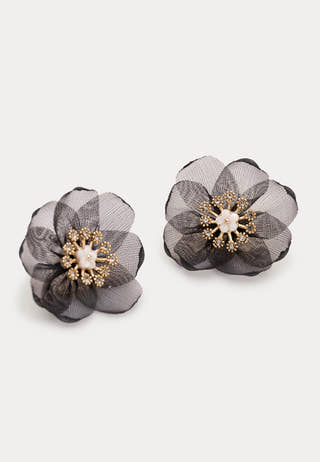 Organza Botanical Earrings