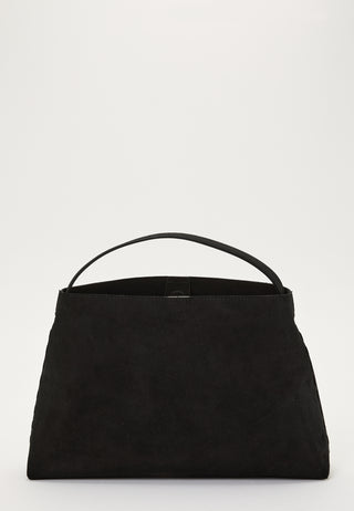 Suede Knot Shoulder Bag