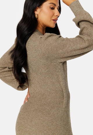 Amelia L/S Knit Wrap Dress