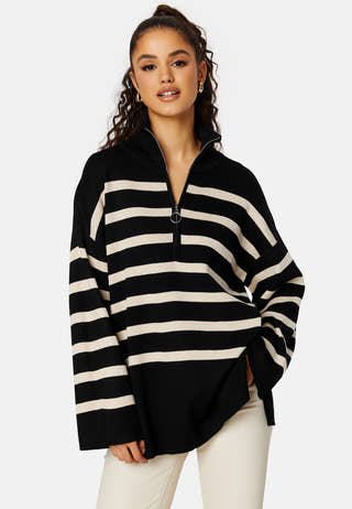 Ester L/S Knit Zip Pullover