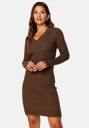 Fae Thess L/S Rib Knit Dress