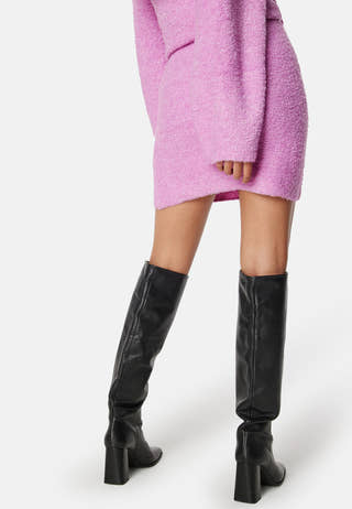 Frill HW Short Knit Skirt