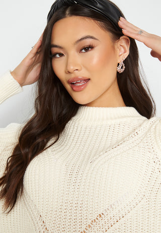 Janine L/S knit pullover