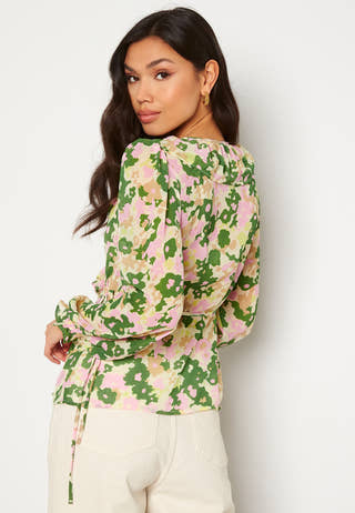 Kirsten L/S Wrap Top