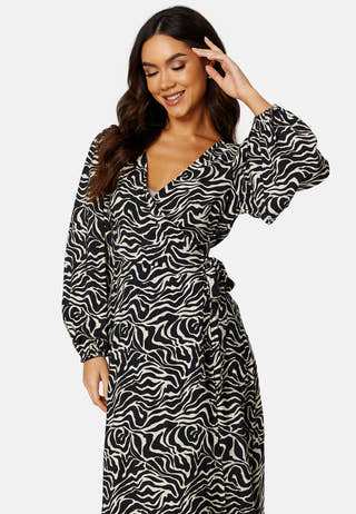 Leonora Wrap Midi Dress