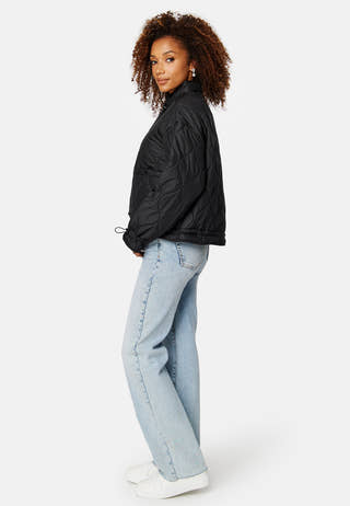 Line Short Quilted Jacket