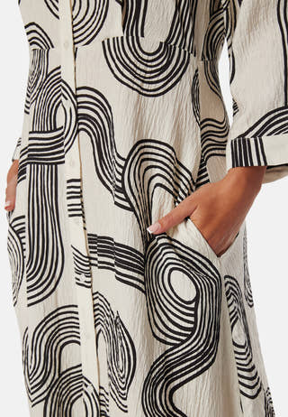 Objalli 3/4 Shirt Dress