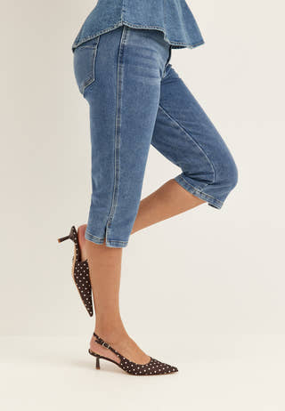 Objcaro Mw Slim Short Jeans