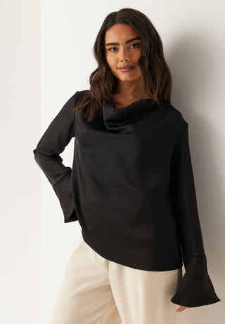 Objchilli L/S RE WATERFALL TOP