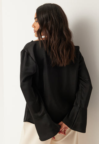 Objchilli L/S Re Waterfall Top