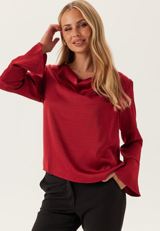 Objchilli L/S Re Waterfall Top