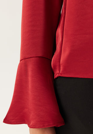 Objchilli L/S Re Waterfall Top