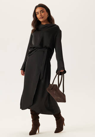 Objchilli Midi Wrap Skirt