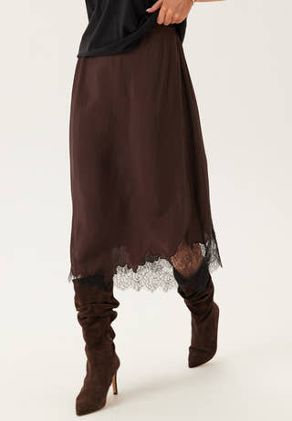 Objdalme Mw Long Lace Skirt