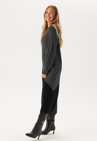 Objditte Re L/S Knit Midi Dress