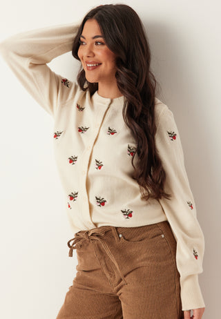 Objebba Thess Langermet Strikket Cardigan