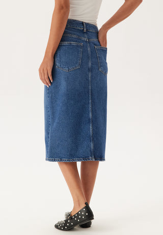 Objellen Mw Midi Denim Skirt