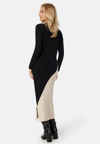 Objester Block Knit Dress