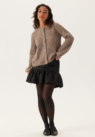 Objflora Re Ls Strikket Cardigan med Knapper