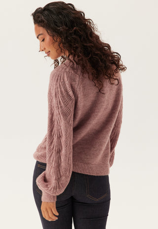Objflora Re L/S KNIT PULLOVER